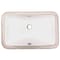 Nantucket Sinks Undermount Ceramic Sink In White UM-159-W - alternate 5